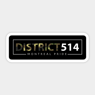 district 514 Sticker